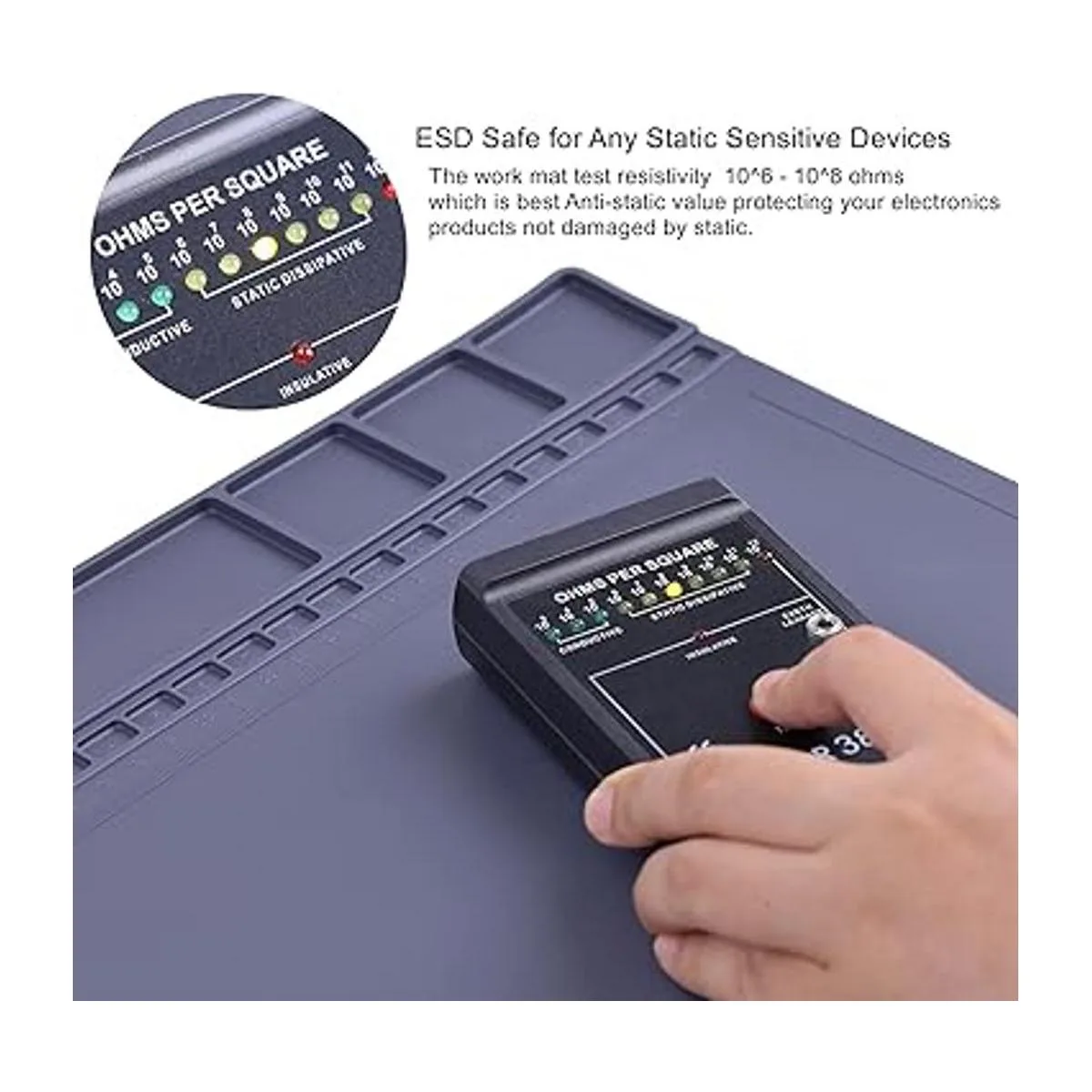 Alfombrilla antiestática ESD segura para electrónica_2