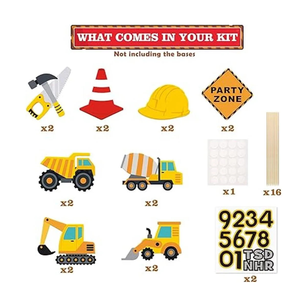 Faisichocalato 16 piezas de centro de mesa para fiesta de_3