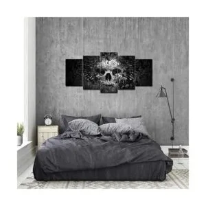 Nachic Wall 5 lienzos de pared con diseño de calavera_2
