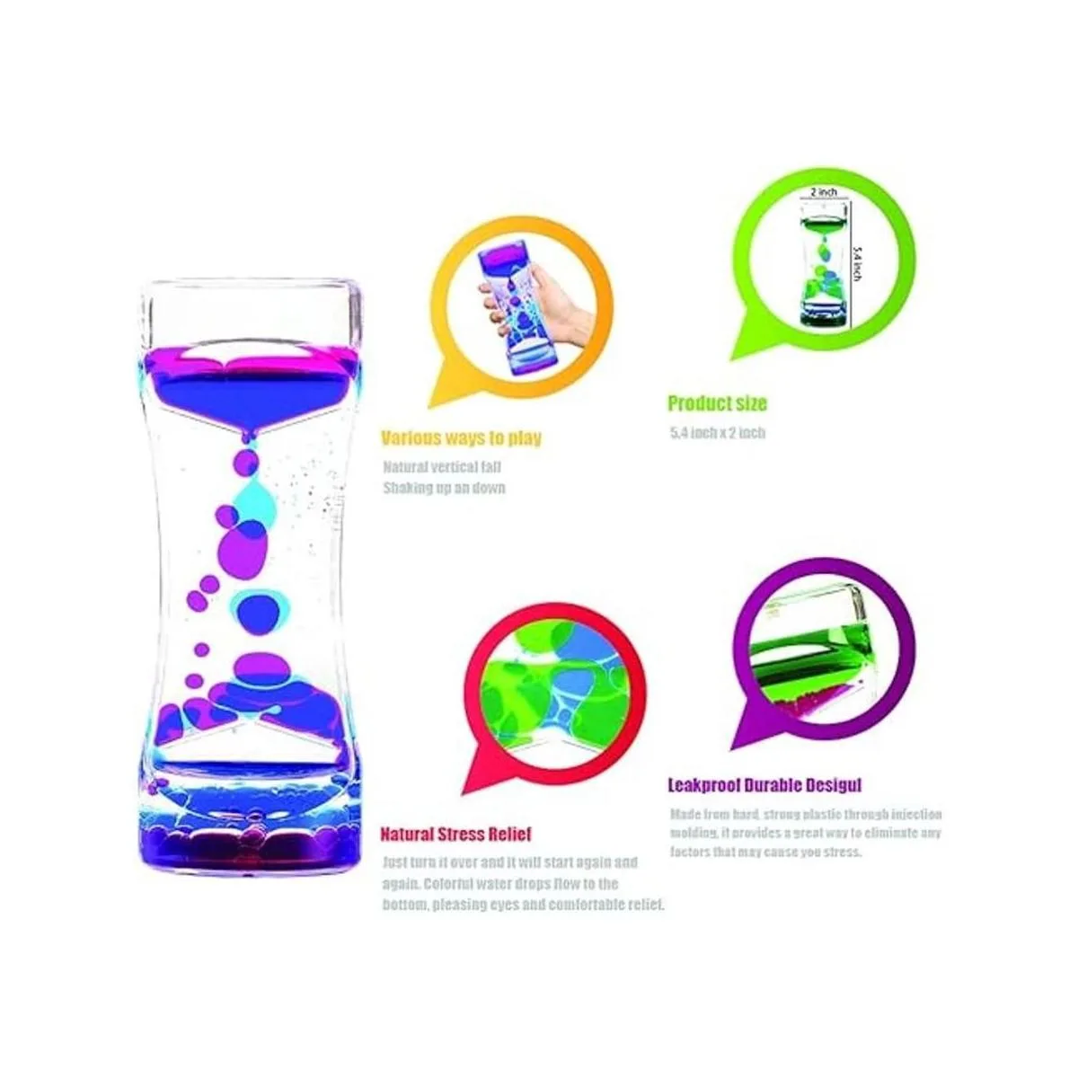 LYPGONE Paquete de 3 temporizadores de burbujas de