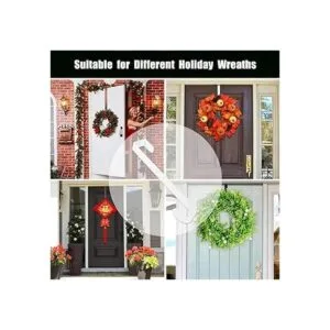5 Pack 1215 Wreath Hanger for Front Door Large Wreath_6