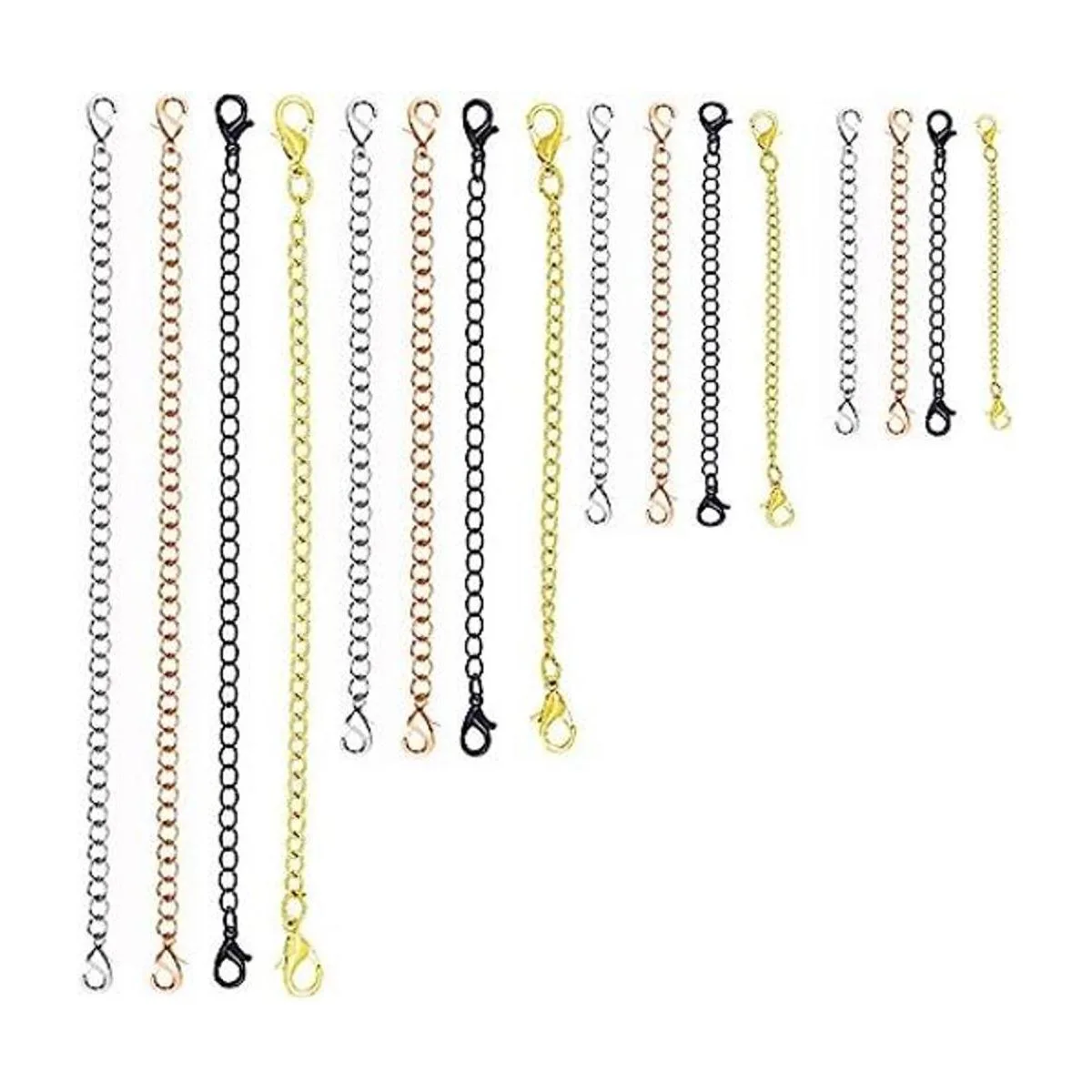 Paquete de 16 extensores de cadena Qtopun cadena de