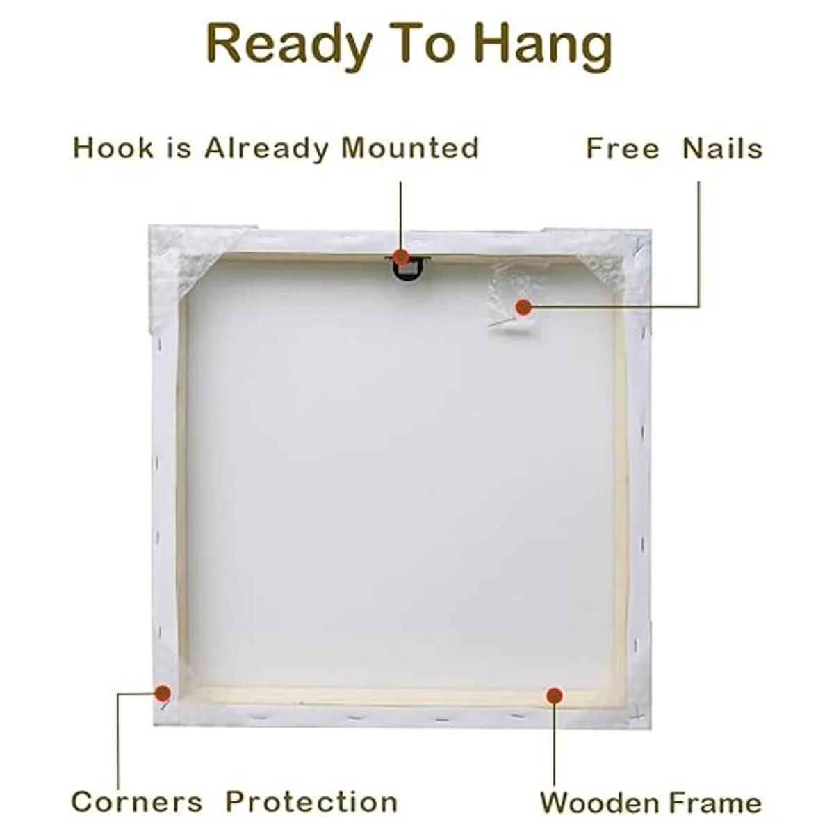 Costal Lienzo decorativo para pared 305 x 305 x 305 x