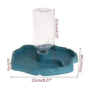 Tfwadmx Botella de agua para reptiles alimentadores