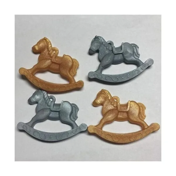 Rocking Horse Cake Fondant Mold Wooden Horse Ride on