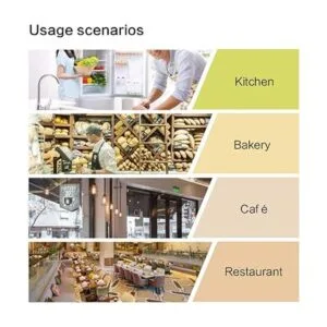 Delantales de chef para hombre 31.9 in x 26.8 in con_6