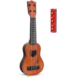 Juguete musical de guitarra para niños ukelele clásico_1
