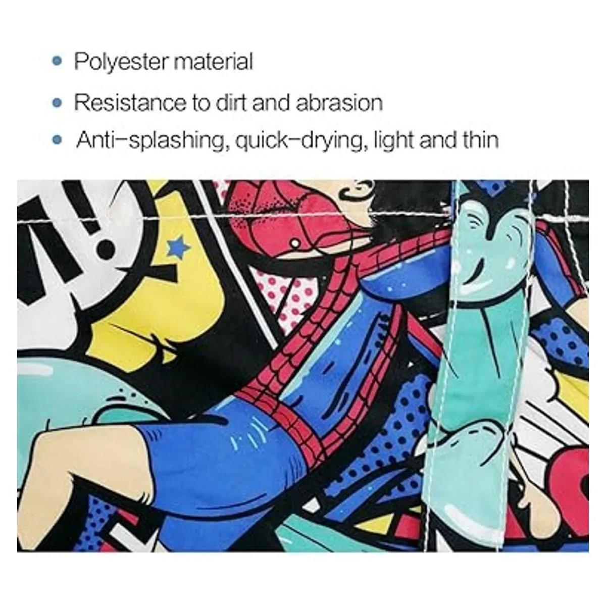 Delantales de chef para hombre 31.9 in x 26.8 in con_5