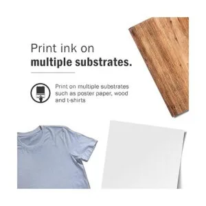 Ecotex Tinta de serigrafía a base de agua blanca nieve 8