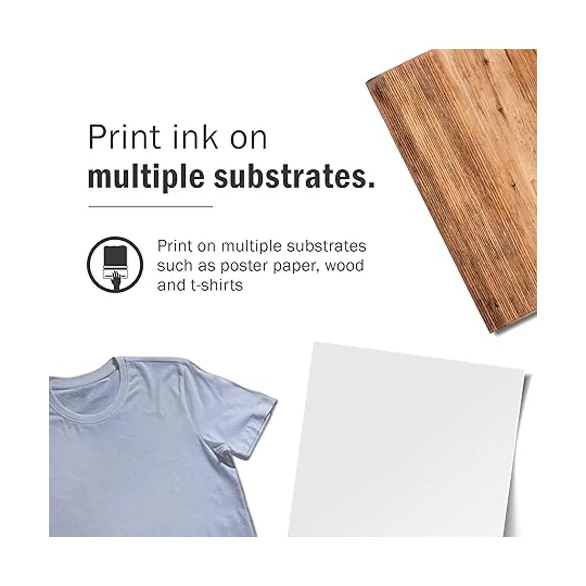 Ecotex Tinta de serigrafía a base de agua blanca nieve 8