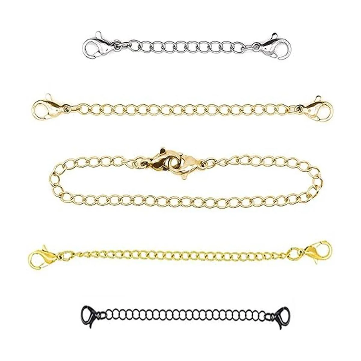 Paquete de 16 extensores de cadena Qtopun cadena de