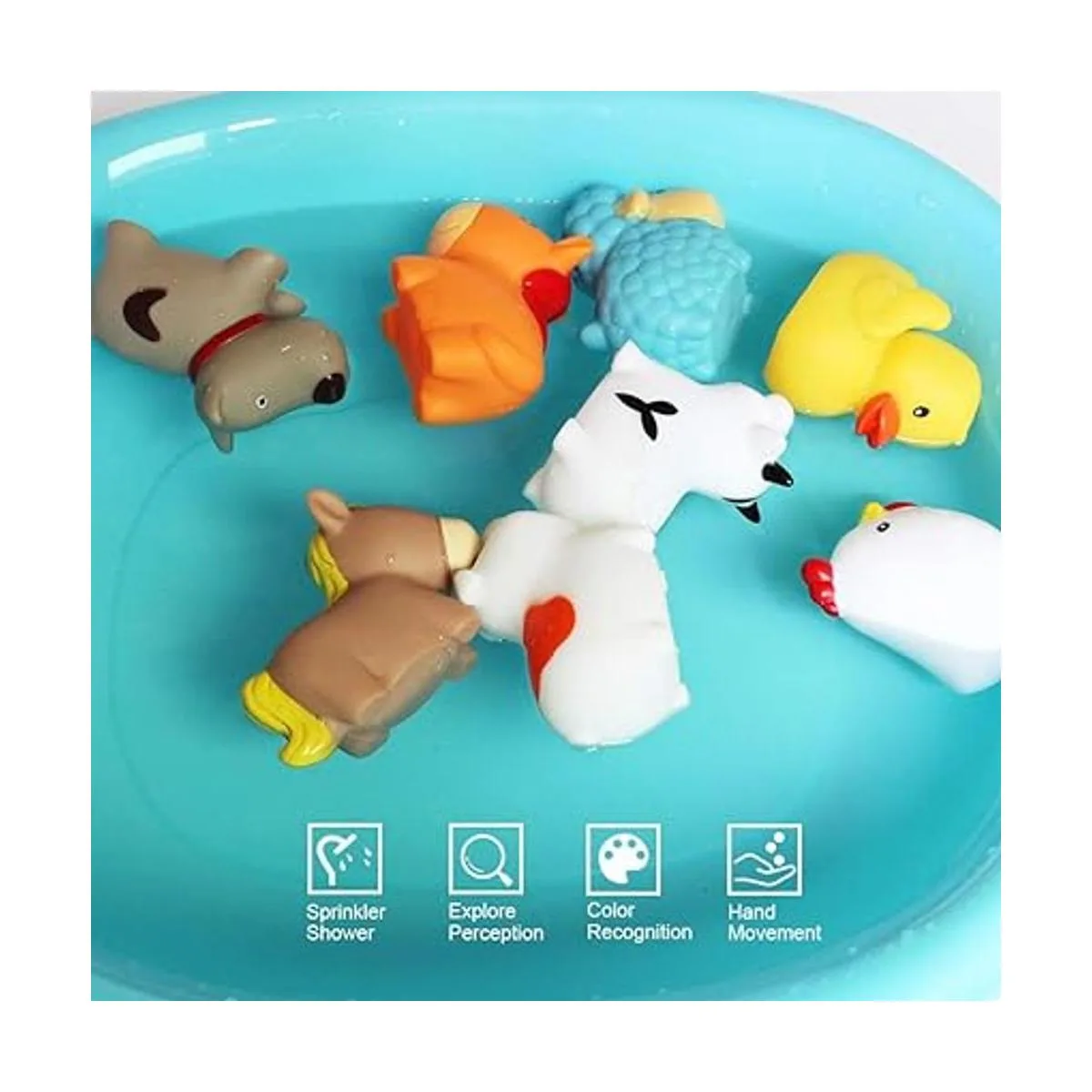Juguetes de baño flotantes para la granja de baño 8_4