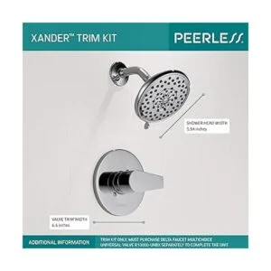 Peerless PTT14219BL Kit de molduras para ducha color_4