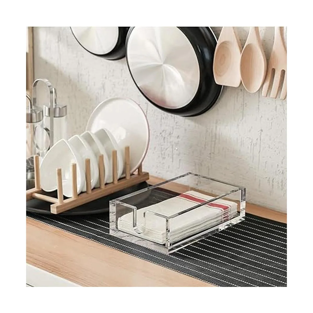 CY Craft Servilletero de acrílico para invitados para_4