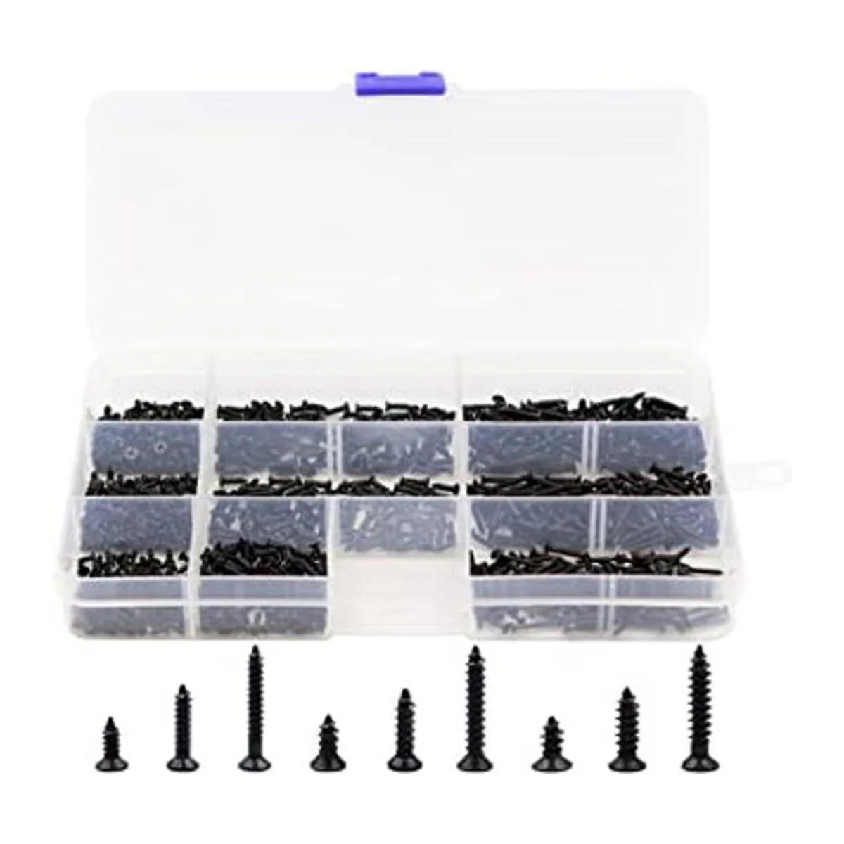 LBY 900 tornillos de chapa de Philips M1.7 M2 M20.118 x