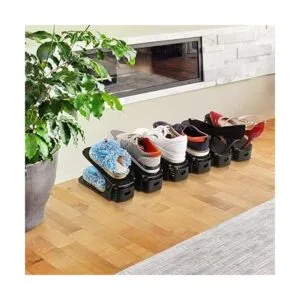 Soerreo Caja de almacenamiento ajustable con ranura para