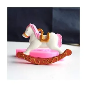 Rocking Horse Cake Fondant Mold Wooden Horse Ride on