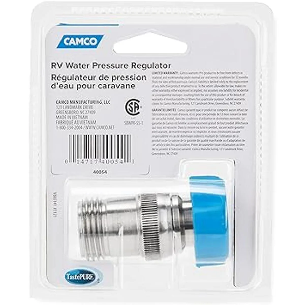 Camco Flow 40054 Regulador de acero inoxidable protege_5