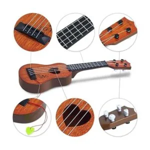 Juguete musical de guitarra para niños ukelele clásico_3