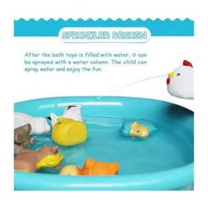 Juguetes de baño flotantes para la granja de baño 8_5