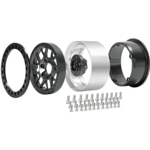 4 piezas de 2.2 RC aluminio Beadlock ruedas con cubos_3