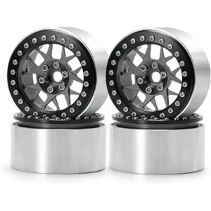 4 piezas de 2.2 RC aluminio Beadlock ruedas con cubos_5