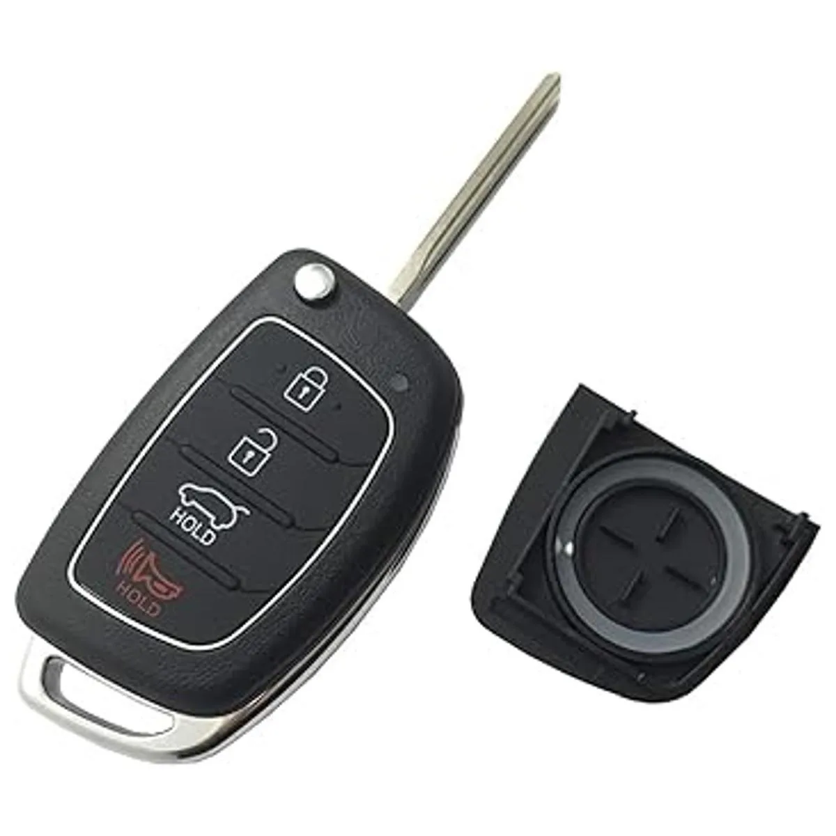 Horande Funda plegable de repuesto para llave de mando a_2