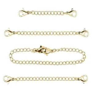 Paquete de 16 extensores de cadena Qtopun cadena de