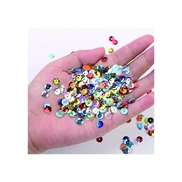 DIYASY 9800 Pcs 6MM Bulk Loose Sequins 22 Colors Round