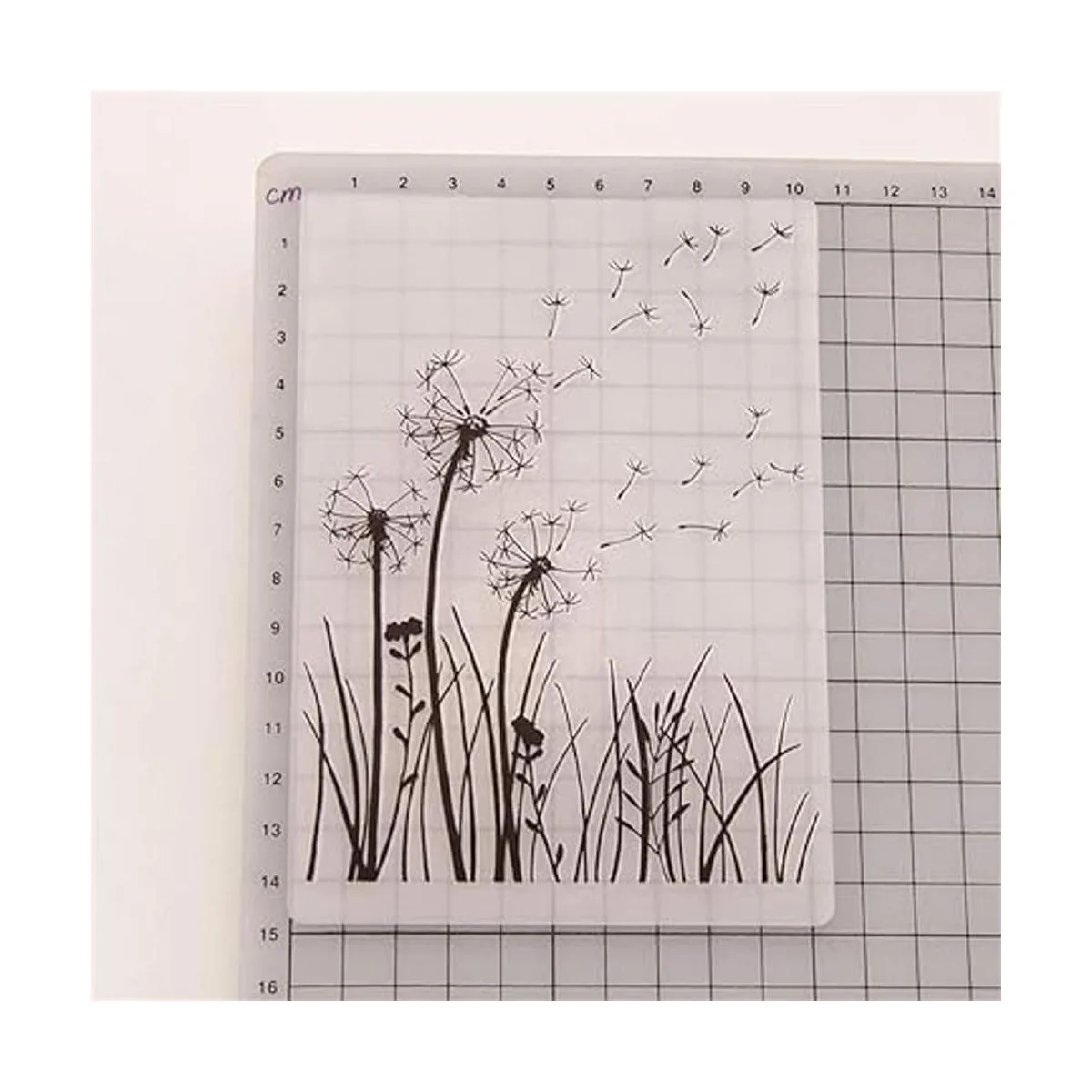 Dandelion Flowers Make a Wish Carpeta para repujado de_2