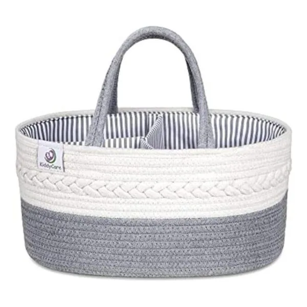 Kiddycare Organizador de pañales gris tamaño regular_1