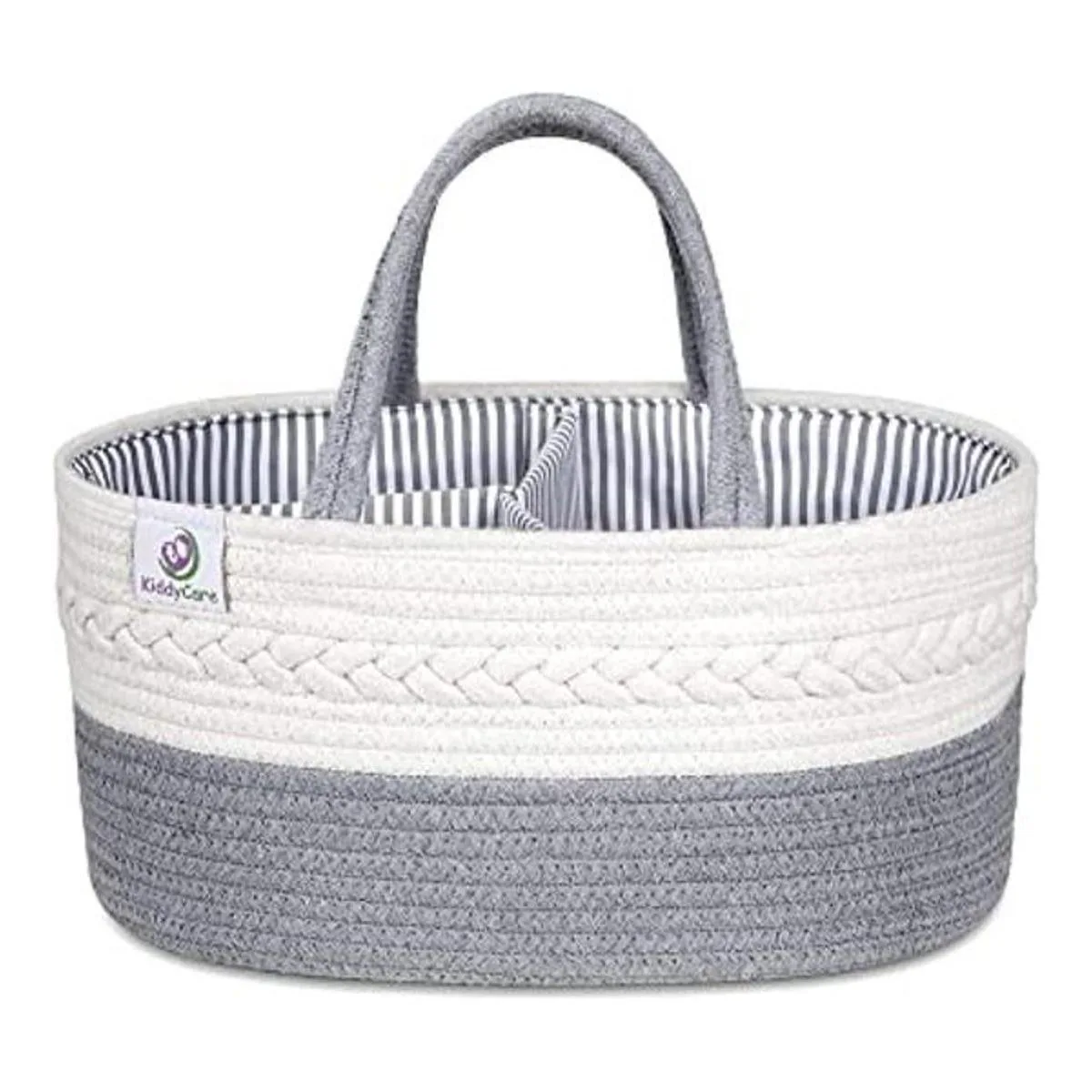 Kiddycare Organizador de pañales gris tamaño regular_1