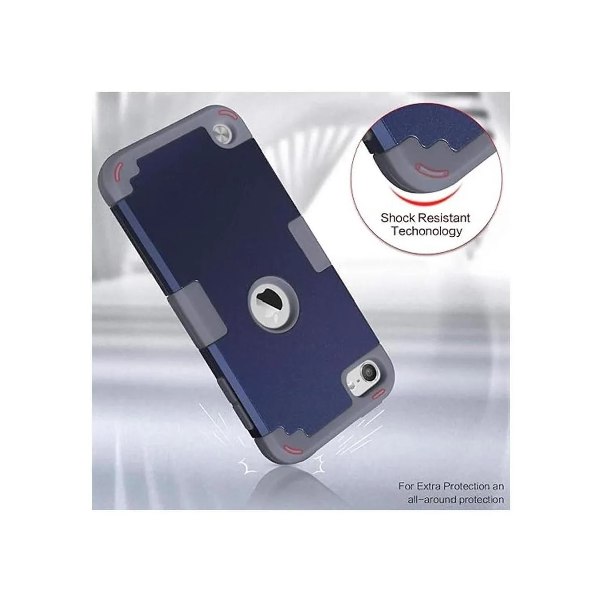 IDweel Funda para iPod Touch Armor con 2 protectores de_3