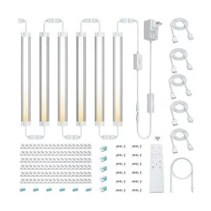LAMPAOUS LED inteligente bajo gabinete iluminación con_4