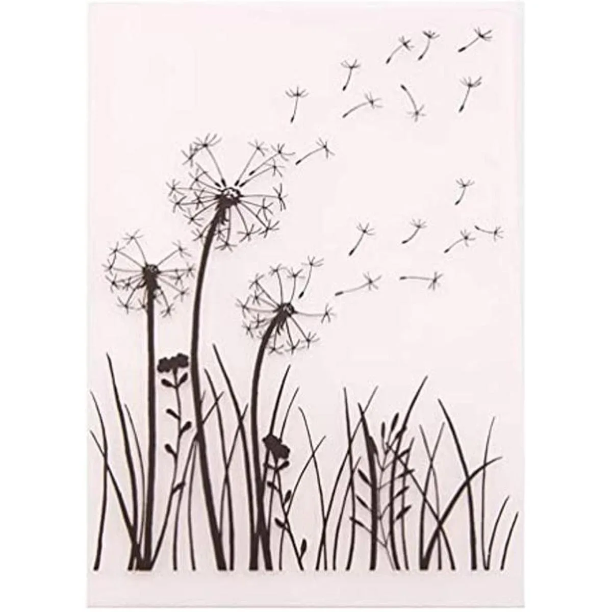 Dandelion Flowers Make a Wish Carpeta para repujado de_1