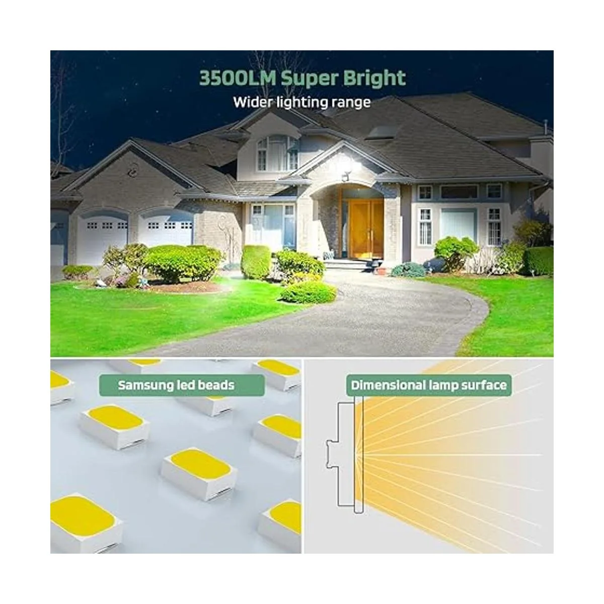 Focos GLORIOUSLITE LED de seguridad con sensor de_2