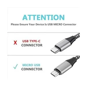 Alpha Series Cable micro USB compatible con Sony modelos_3