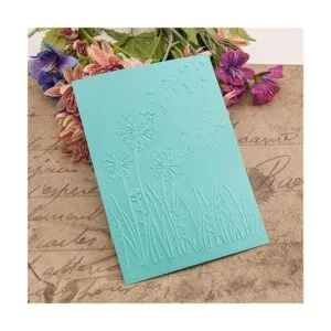 Dandelion Flowers Make a Wish Carpeta para repujado de_4