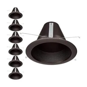 TORCHSTAR Lata empotrada de 6 pulgadas borde de deflector_1