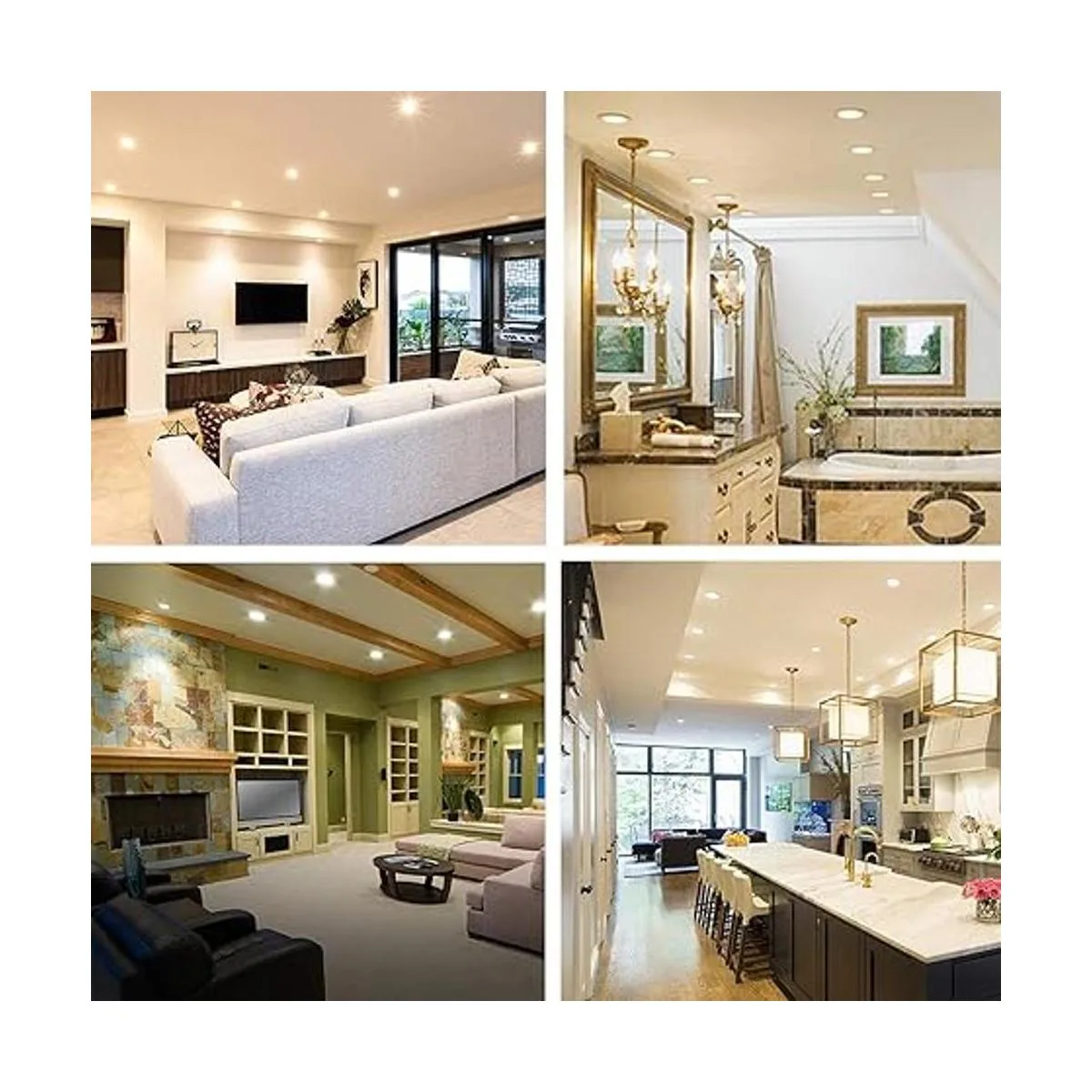 Iluminación empotrada de 4 pulgadas luz de techo_2