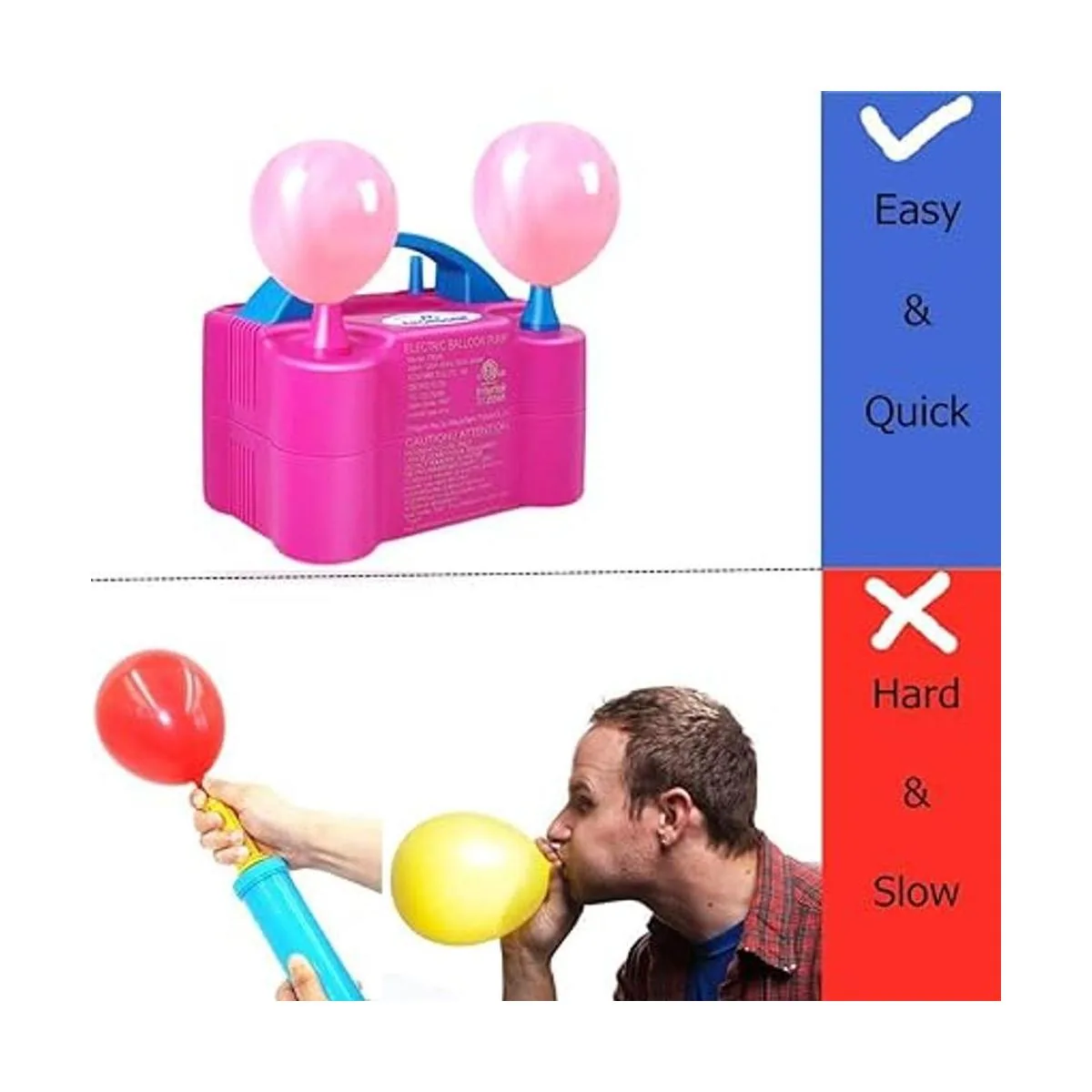 Bomba de globos inflador de aire eléctrico aprobado por_2