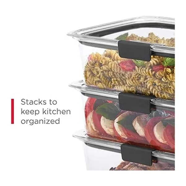 Rubbermaid Brilliance Tapas de plástico para_6