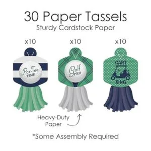 Big Dot of Happiness ParTee Time Guirnalda de 90