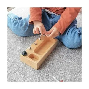 MEROCO Montessori Tablero de destornillador para niños_4