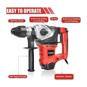 AOBEN SDSPlus Rotomartillo de 114 pulgadas SDSPlus_2