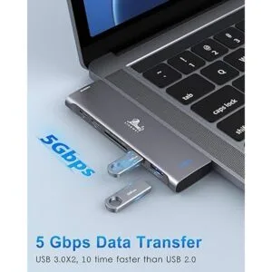 Adaptador USB C Hub para MacBook Pro 2020 adaptador USB_5