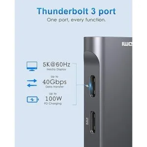 Adaptador USB C Hub para MacBook Pro 2020 adaptador USB_4