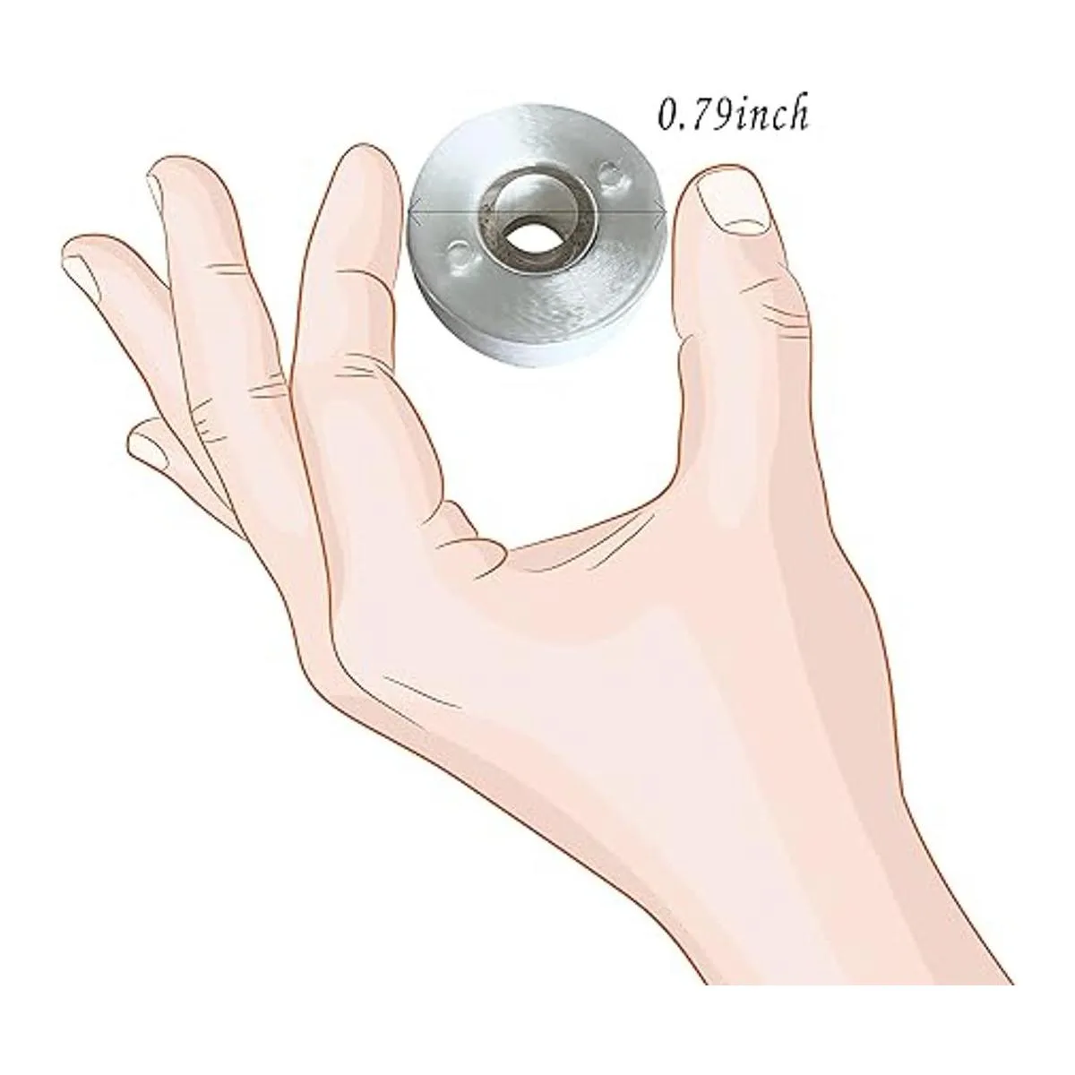 HimaPro 144 Bobinas para máquinas de bordar predevanadas_3