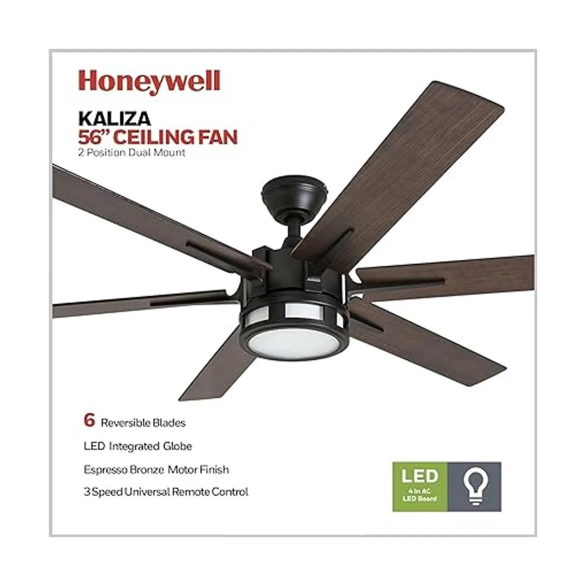 Honeywell 51036 Kaliza Modern Ceiling Fan with Remote_2