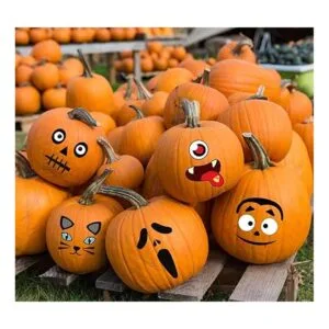 Crea tus propias calcomanías de JackOLantern Decoración